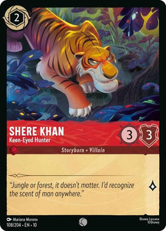 Shere Khan, Keen-Eyed Hunter (0108) - Cold Foil