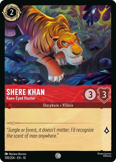Shere Khan, Keen-Eyed Hunter (0108) - Cold Foil