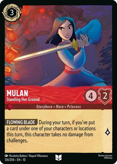 Mulan, Standing Her Ground (0126) - Cold Foil