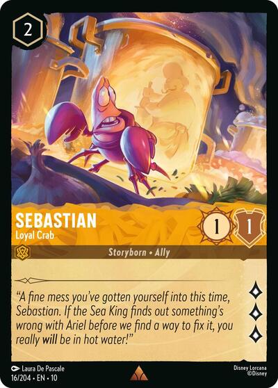 Sebastian, Loyal Crab (0016) - Cold Foil