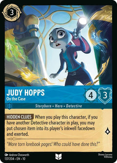 Judy Hopps, On the Case (0137) - Cold Foil