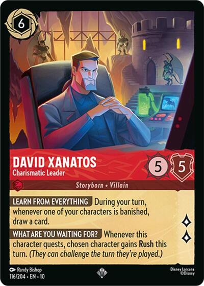 David Xanatos, Charismatic Leader (0116) - Cold Foil