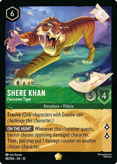 Shere Khan, Fearsome Tiger (0088) - Cold Foil