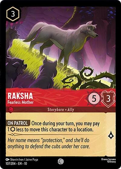 Raksha, Fearless Mother (0107) - Cold Foil