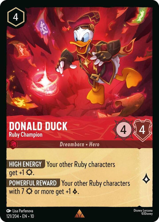 Donald Duck, Ruby Champion (0121)