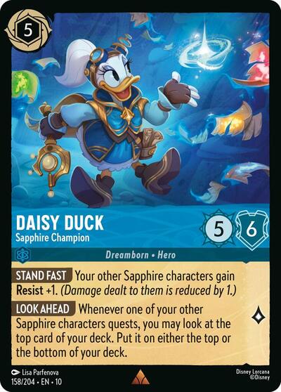 Daisy Duck, Sapphire Champion (0158) - Cold Foil