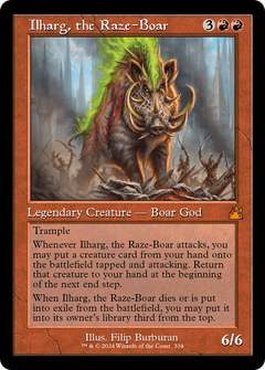 Ilharg, the Raze-Boar (0334) (Retro Frame)