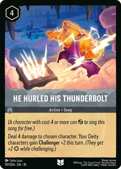 He Hurled His Thunderbolt (0197) - Cold Foil
