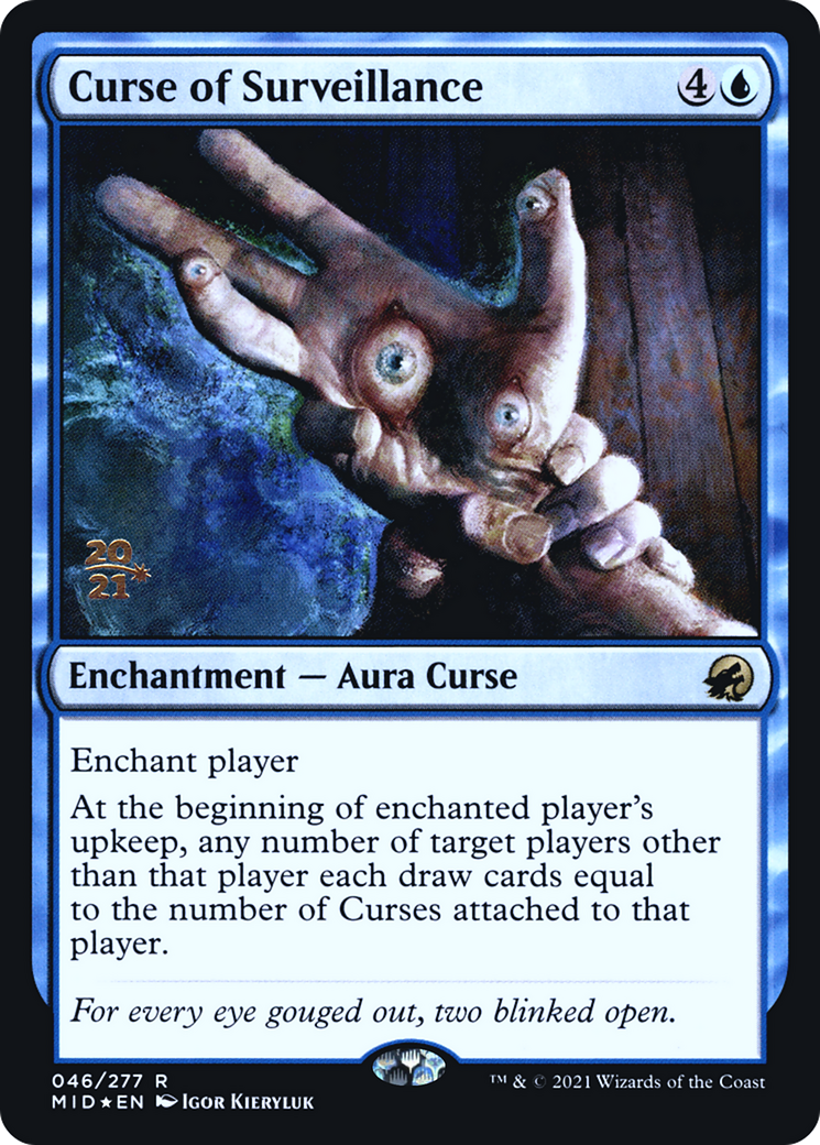 Curse of Surveillance (046) (Prerelease) - Foil