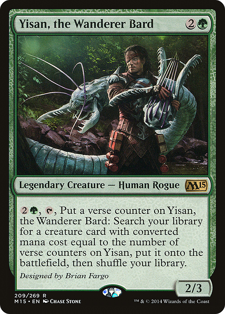 Yisan, the Wanderer Bard - Foil