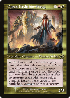 Queen Kayla bin-Kroog (379) (Bundle) (Retro Frame) - Foil