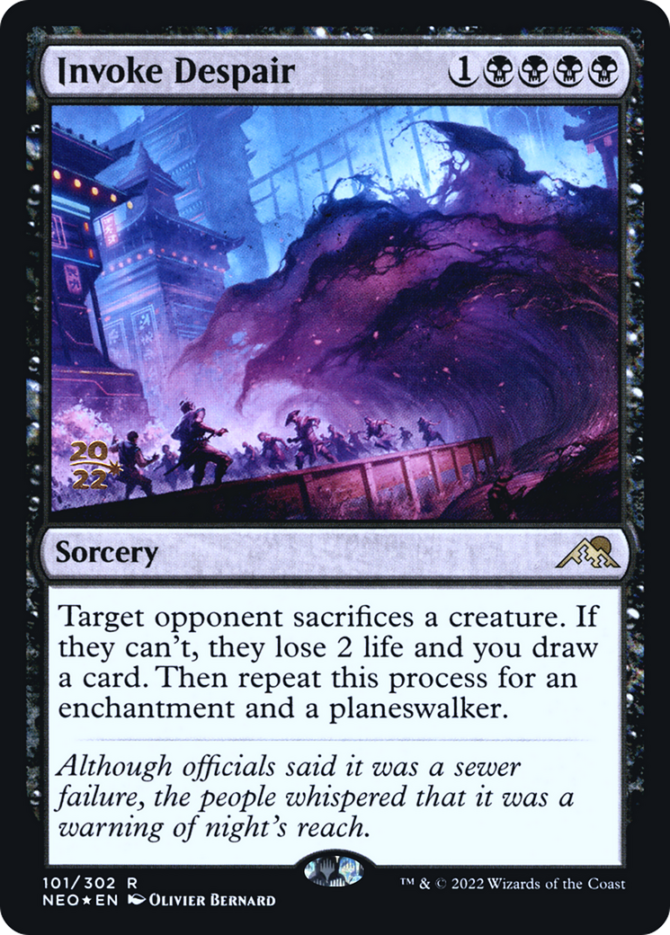 Invoke Despair (101) (Prerelease) - Foil