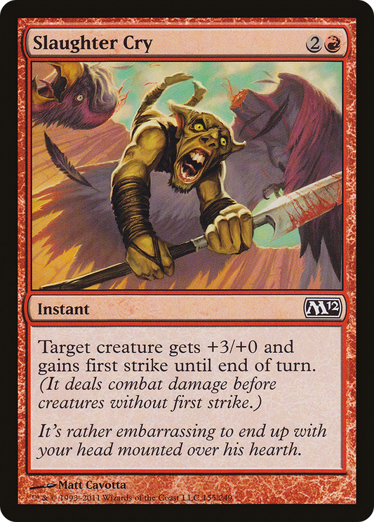 Slaughter Cry - Foil