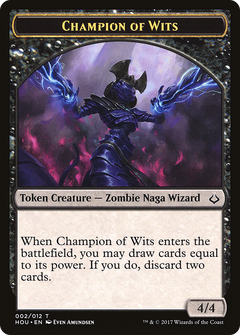 Champion of Wits Token (002)