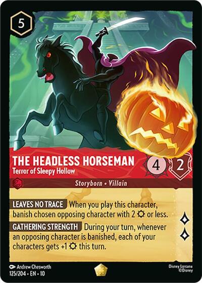 The Headless Horseman, Terror of Sleepy Hollow (0125) - Cold Foil