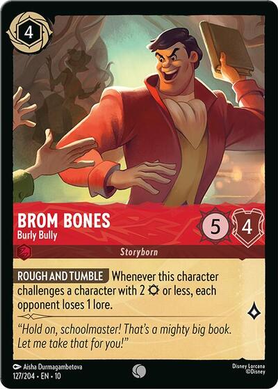 Brom Bones, Burly Bully (0127) - Cold Foil