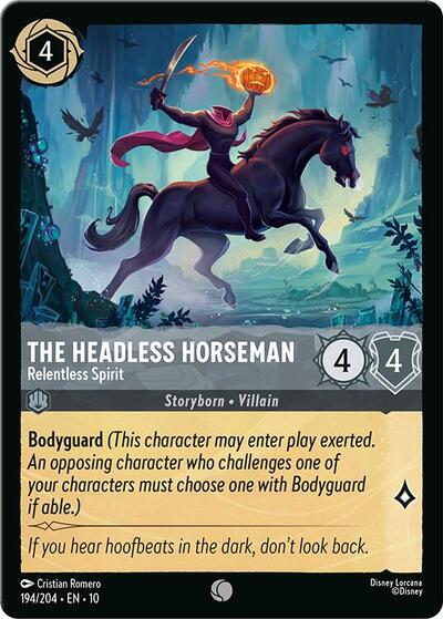 The Headless Horseman, Relentless Spirit (0194) - Cold Foil