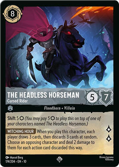 The Headless Horseman, Cursed Rider (0174) - Cold Foil