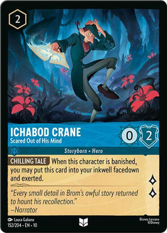 Ichabod Crane, Scared Out of His Mind (0152) - Cold Foil