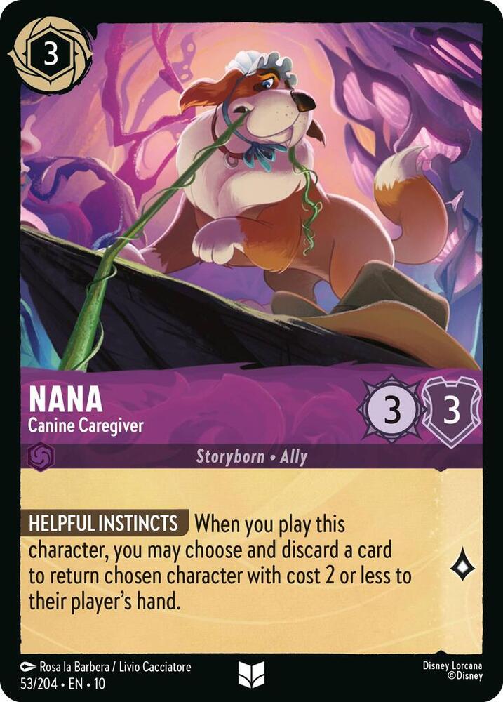 Nana, Canine Caregiver (0053) - Cold Foil