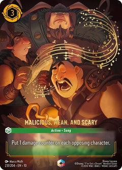 Malicious, Mean, and Scary (0231) - Satin Holographic Foil