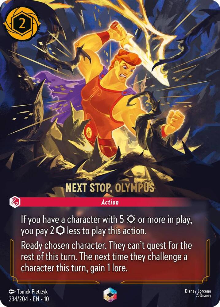Next Stop, Olympus (0234) - Satin Holographic Foil