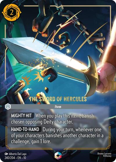 The Sword of Hercules (0240) - Satin Holographic Foil