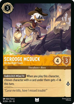 Scrooge McDuck, On the Right Track (0008) - Cold Foil