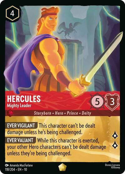 Hercules, Mighty Leader (0118) - Cold Foil