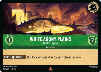 White Agony Plains, Golden Lagoon (0102) - Cold Foil