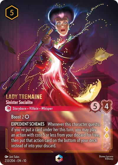 Lady Tremaine, Sinister Socialite (0233) - Satin Holographic Foil