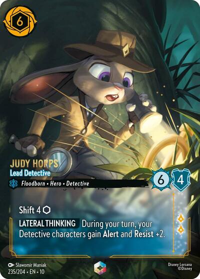 Judy Hopps, Lead Detective (0235) - Satin Holographic Foil