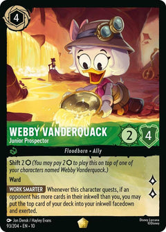 Webby Vanderquack, Junior Prospector (0093) - Cold Foil