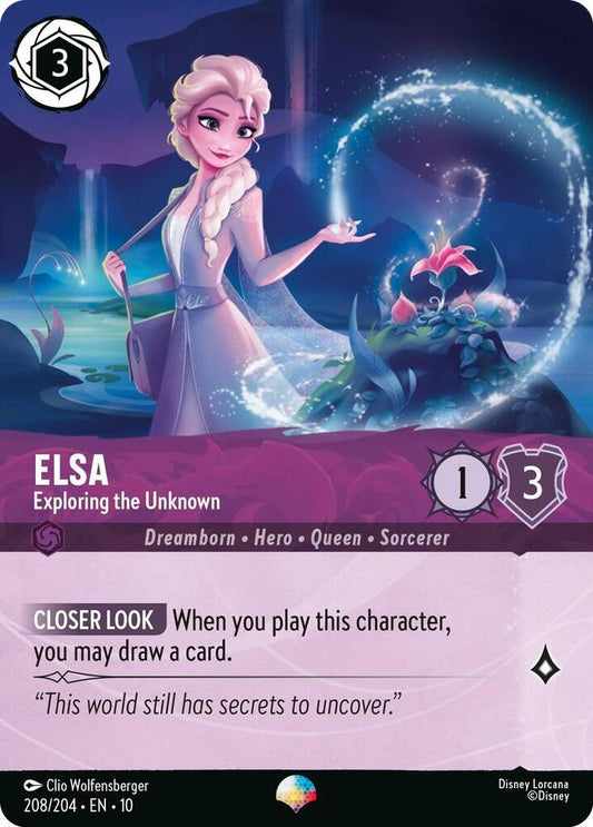 Elsa, Exploring the Unknown (0208) - Rainbow Foil