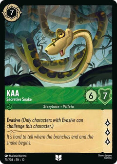Kaa, Secretive Snake (0079) - Cold Foil