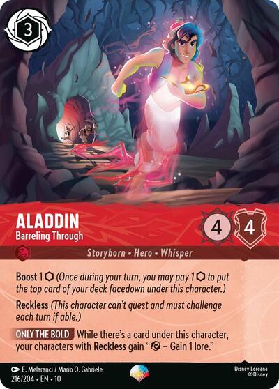 Aladdin, Barreling Through (0216) - Rainbow Foil