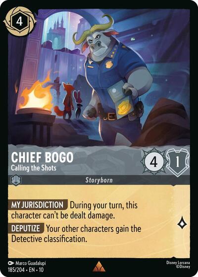 Chief Bogo, Calling the Shots (0185) - Cold Foil