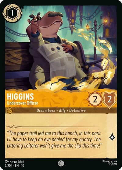 Higgins, Undercover Officer (0005) - Cold Foil