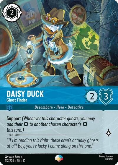 Daisy Duck, Ghost Finder (0217) - Rainbow Foil