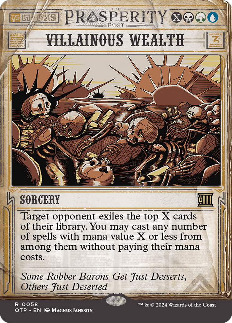 Villainous Wealth (0058) (Showcase) - Foil