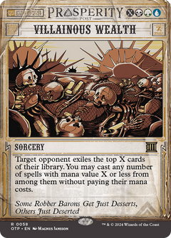 Villainous Wealth (0058) (Showcase) - Foil