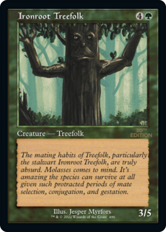 Ironroot Treefolk (Retro Frame)