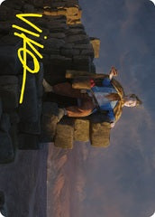 Pippin, Warden of Isengard (66/81) Art Card (ALTR) - Gold-Stamped Signature