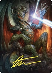 Deflecting Swat (66/81) Art Card (ACMM) - Gold-Stamped Signature
