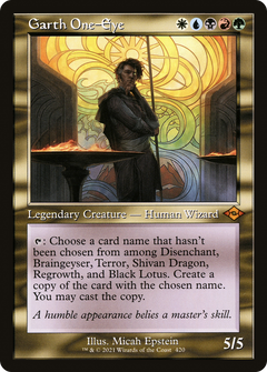 Garth One-Eye (420) (Retro Frame) - Foil Etched
