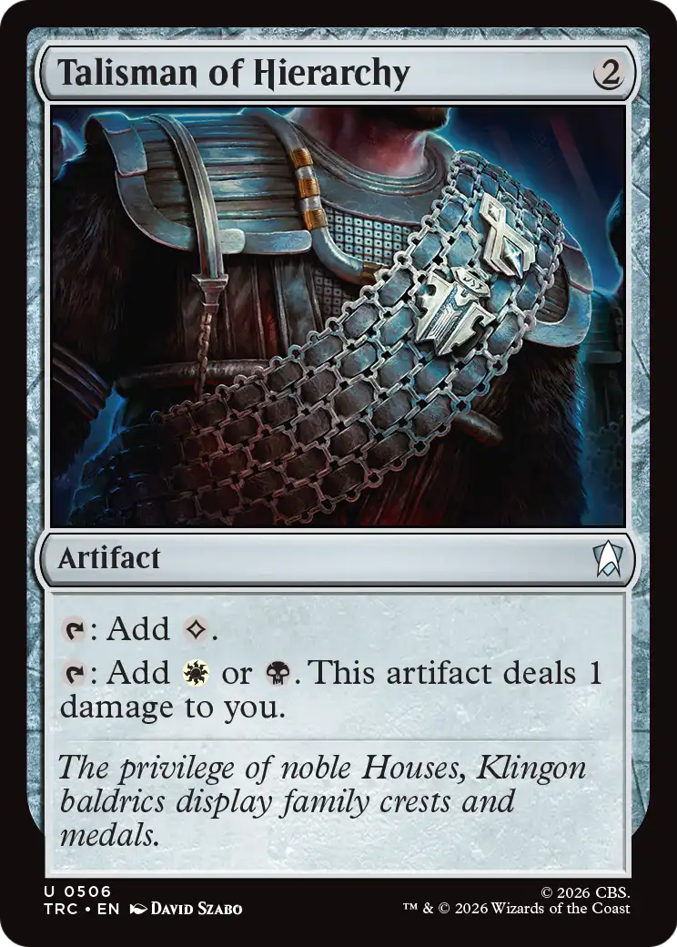 Talisman of Hierarchy (TRC)