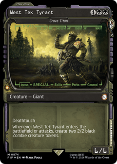 West Tek Tyrant [Grave Titan] (0874) (Showcase) - Surge Foil