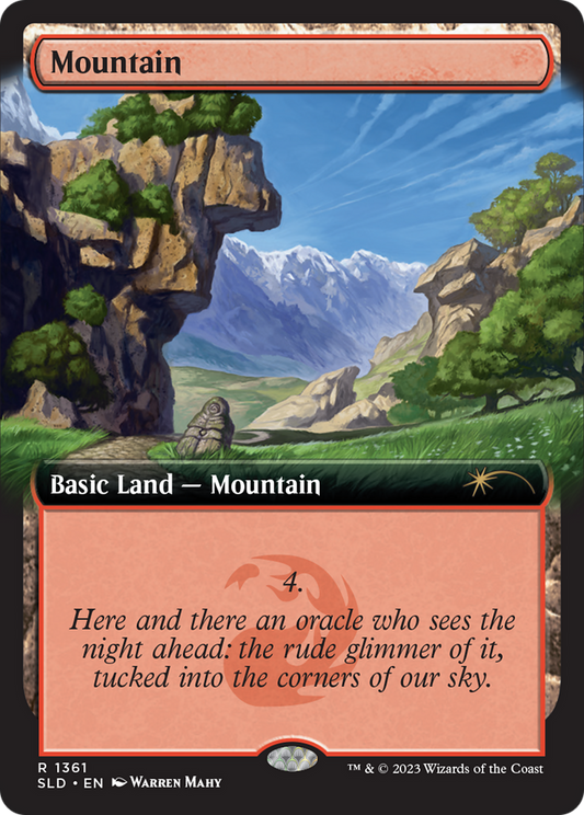 Mountain (1361) (Extended Art) - Foil