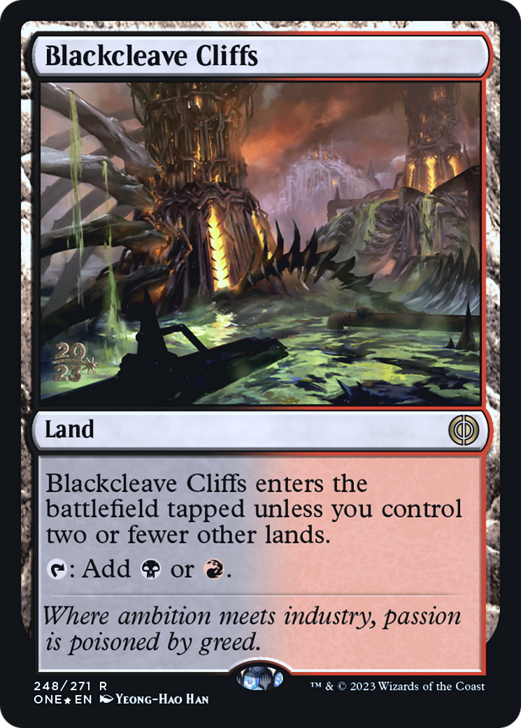 Blackcleave Cliffs (248) (Prerelease) - Foil