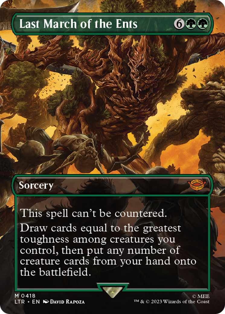Last March of the Ents (0418) (Borderless) - Foil